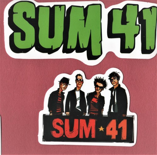 Sum adesivo pop punk rock - adesivo,