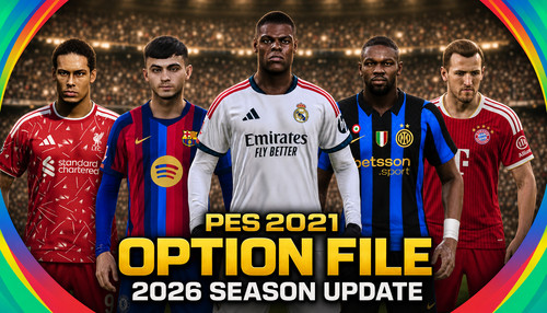 Pes 2021 option file ps4 - 2021,