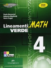 lineamenti.math verde 4 matematica x superiori dodero/baroncini 8853805188