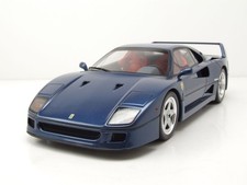 Modellino auto Ferrari F40 blu