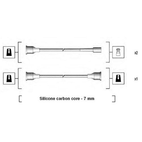 Kit cavi accensione magneti - kit,