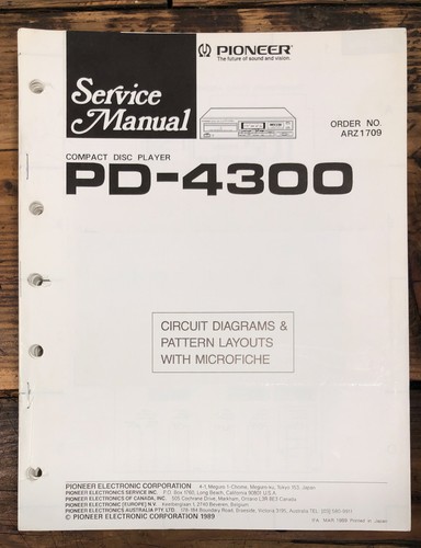 Pioneer 4300 lettore cd - pd-4300,