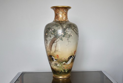 Grande antico vaso giapponese