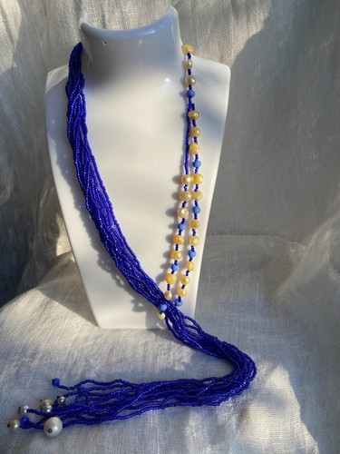 Collana lunga multifilo - , in
