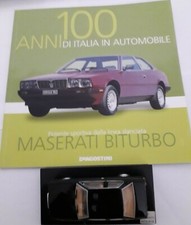 modellino Maserati Biturbo 1:43 100 Anni di Italia in automobile come nuovo