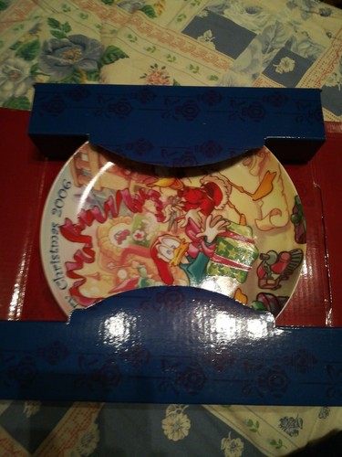 Piatto disney natale 2006 - piatto,