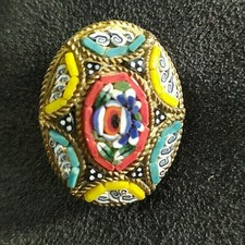 SPILLA OVALE MOSAICO 1950