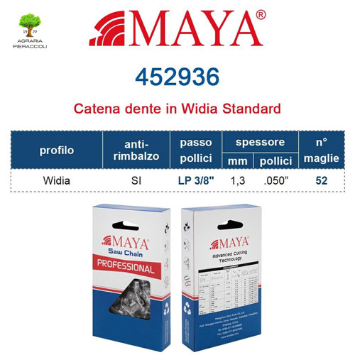 Catena motosega maya 452936 - motosega,