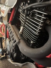 Scarico yamaha XT600 34L 55w 43F con misuratore rapporto carburante aria KOSO Mini 4 installato