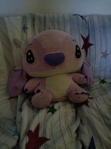 Stitch rosa angel peluche - rosa,