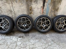 4 Cerchi in lega originali Alfa Giulia Giulietta Stelvio Tonale+Gomme 235/50R18 