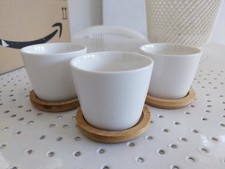 Piccoli Vasi per Piante Set Di 12 Ceramica Vasetti Vaso Con Sottovaso USATI