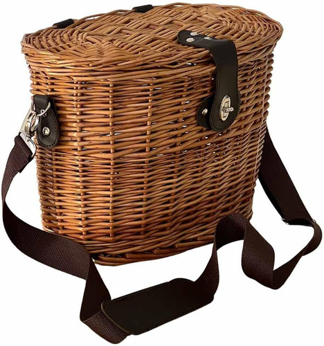 Cesto funghi vimini ovale con - vimini,