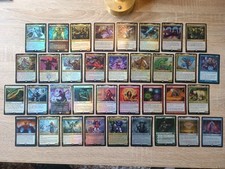 LOTTO CARTE MAGIC 35 MITICHE TUTTE FOIL! mtg N.1049 Con Garruk Planeswalker Foil