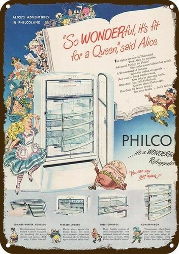 1948 philco frigorifero - 1948, alice