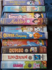 10 Vhs  videocassette Walt