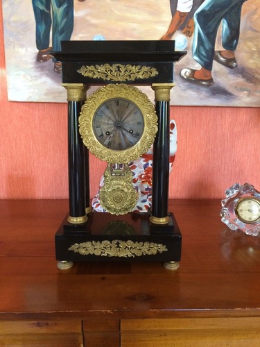 Pendule portique colonnes - pendule, 4