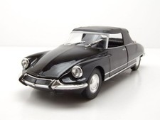 WELLY, CITROEN DS 19 cabriolet fermé Noir, échelle 1/24, WEL22506WB
