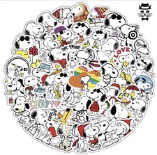 50 adesivi Snoopy Peanuts