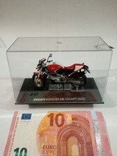 MOTO DUCATI MONSTER S4 FOGARTY 2002 1:24 MODELLINO PERFETTO BOX IN PLEXIGLASS