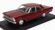 MODELLINO AUTO STATICO FORD GALAXIE 500 1964 ROSSO MODELLISMO SCALA 1/24