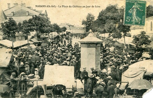 Carte marans place du - marans, la