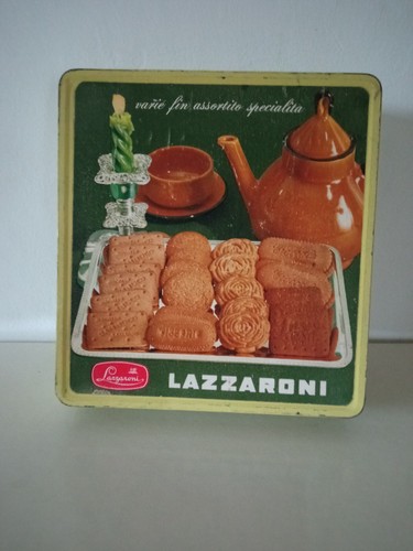 Scatola latta vintage biscotti