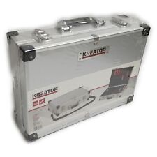 Valigetta portautensili Kreator in alluminio con divisori interni 43x31x13 cm