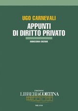 Appunti di diritto privato –