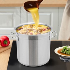 Pentola Stock 17L/4,49Gal Acciaio Inox Grande Cucina Zuppa Grande Cottura Stockpot