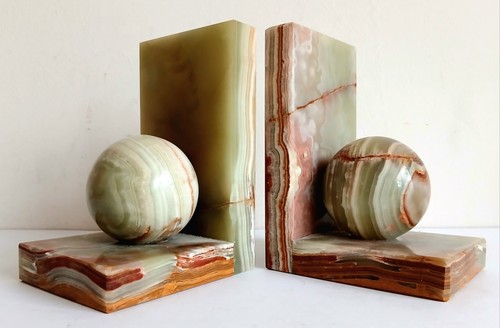 Onyx bookends pair - onyx,