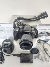 Kit doppia lente OLYMPUS E 510 funzionante confermato digitale lente singola reflex