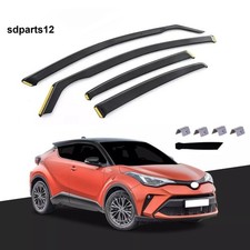 4 Deflettori Aria Nero Fumè