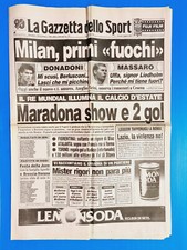 GAZZETTA DELLO SPORT 7 AGOSTO