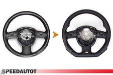 Ricambio Messa Punto S-LINE Piatto Volante Multifun. IN Pelle per Audi A4 A5