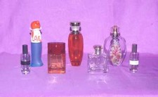 LOTTO STOCK 7  SETTE BOTTIGLIE BOCCETTE PROFUMI VARIE MARCHE VUOTI COLLEZIONE