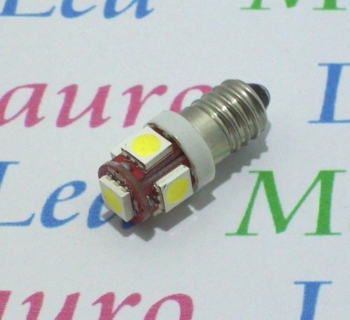 E10 lampadina led - vite, con