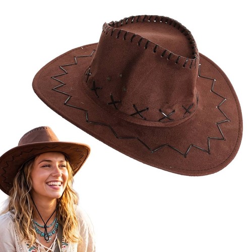 Cappello cowboy marrone - cappello,
