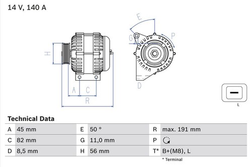 Alternatore bosch per - bosch,