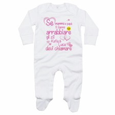 Tutina neonata personalizzata