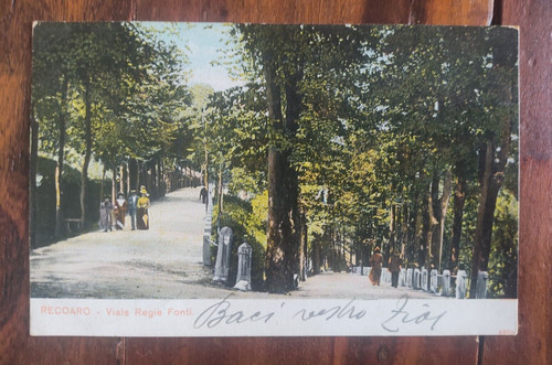 Cartolina recoaro terme - cartolina,