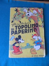 ED. LAMPO ALBUM  TOPOLINO E PAPERINO I ED, ALTA 33,8X 23,9  ORIGINALE 1952  !!