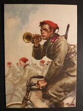 I° Centenario dei Bersaglieri (1836 - 1936). Bersaglieri in bicicletta.