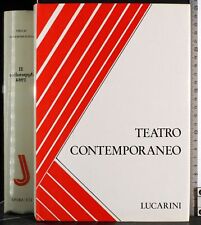 TEATRO CONTEMPORANEO. APPENDICE II 1984. MARIO VERDONE. LUCARINI.