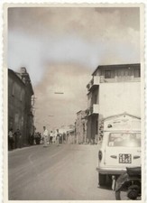 7167 FOTO cm 10,00 x 7,00 circa CAGLIARI MEDIO CAMPIDANO SERRENTI VIA NAZIONALE