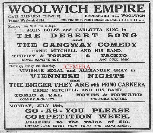 Woolwich empire john - john, boles