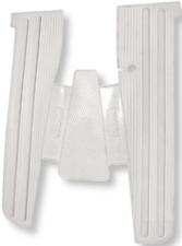 Tappeto In gomma Bianco