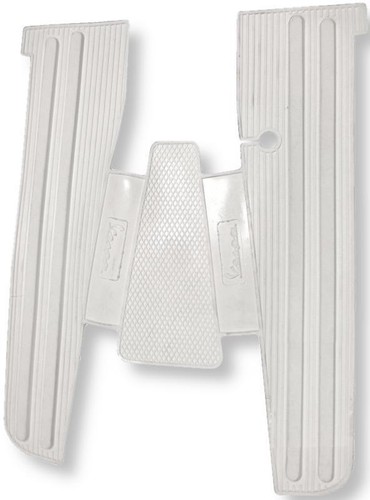 Tappeto gomma bianco - in,