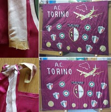 A.C. TORINO CALCIO POST FATA RESURGAM SUPERGA 1949 BANDIERA DA COLLEZIONE 1971