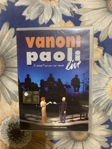 Dvd vanoni paoli live - dvd,